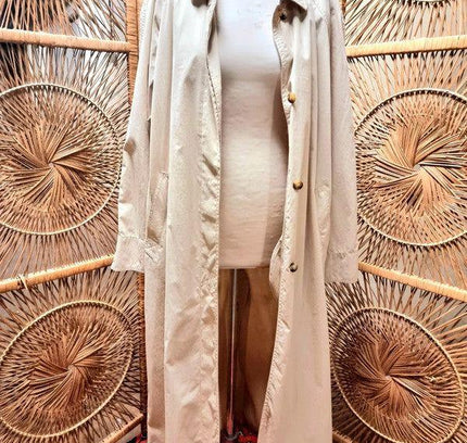 Vintage 80's Cotton Casual Trench Coat - Yatva