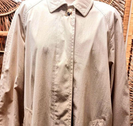 Vintage 80's Cotton Casual Trench Coat - Yatva