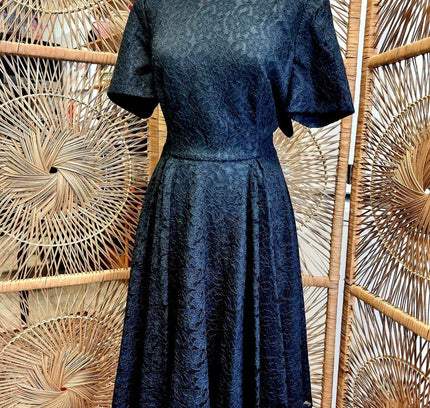 Vintage 80's Crèation Chou Chou Lace Dress - Yatva