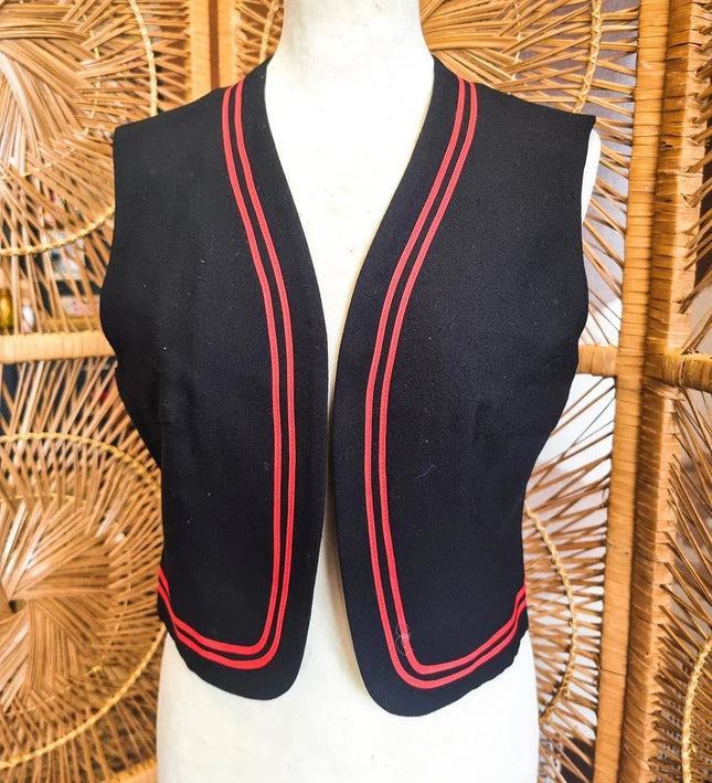 Vintage 80's Cropped Gillet - Yatva