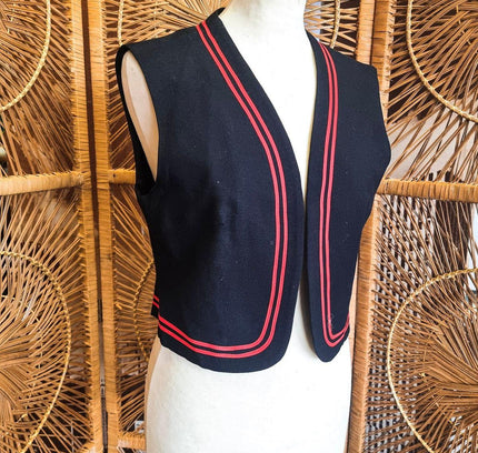 Vintage 80's Cropped Gillet - Yatva