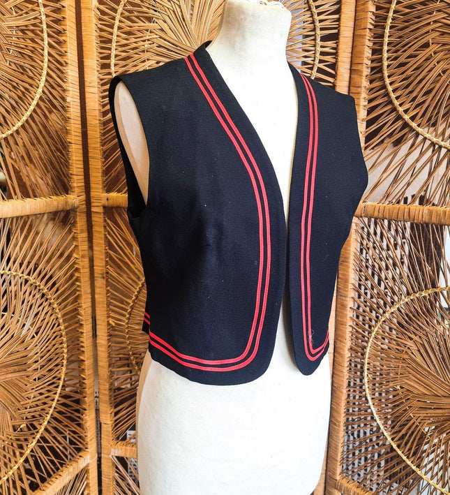 Vintage 80's Cropped Gillet - Yatva