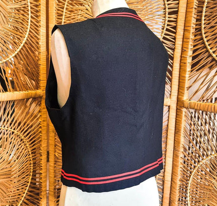 Vintage 80's Cropped Gillet - Yatva