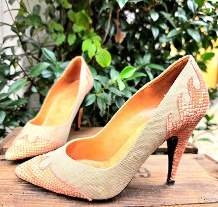 Vintage 80's Delta Moda Joven Heel Shoes - Yatva