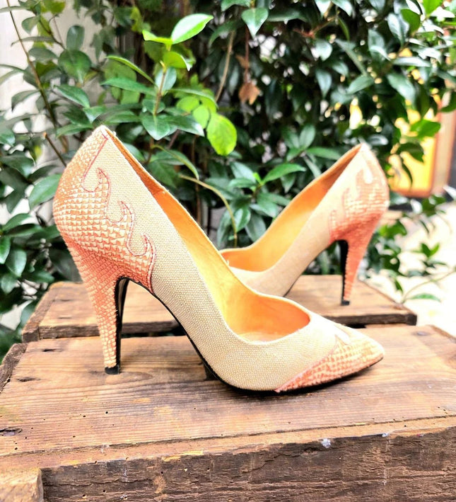 Vintage 80's Delta Moda Joven Heel Shoes - Yatva