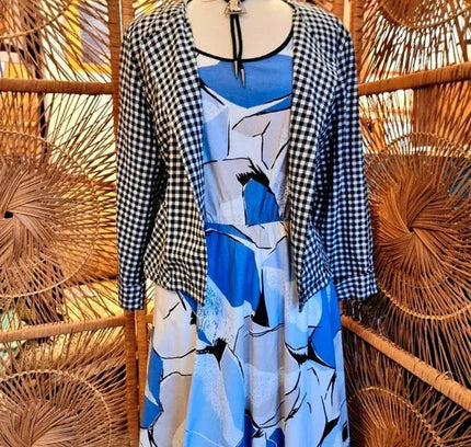 Vintage 80's Dogtooth Jacket - Yatva