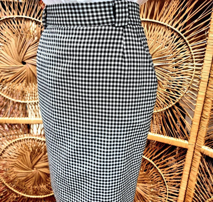 Vintage 80s Dogtooth Skirt - Yatva