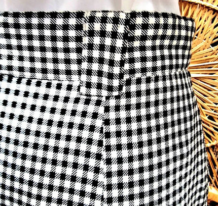 Vintage 80s Dogtooth Skirt - Yatva