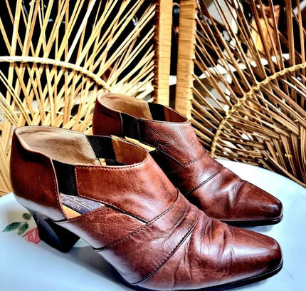 Vintage 80's Dolcis Carlini Ankle Boots - Yatva