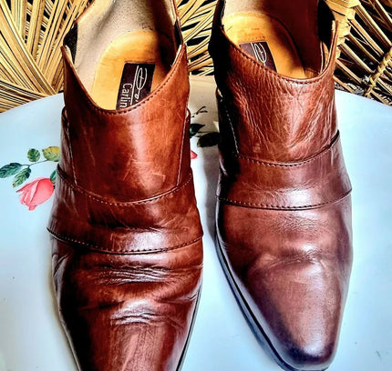 Vintage 80's Dolcis Carlini Ankle Boots - Yatva