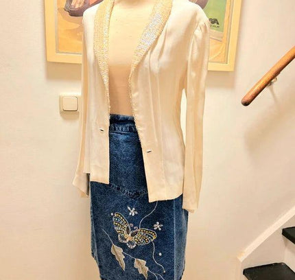 Vintage 80's Edith Mougin Blazer Jacket - Yatva