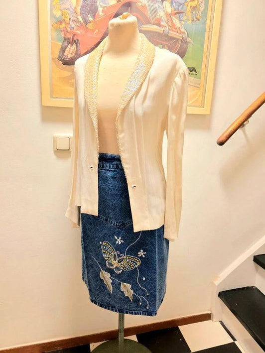 Vintage 80's Edith Mougin Blazer Jacket - Yatva