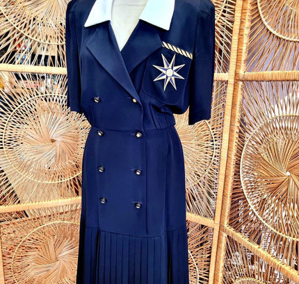 Vintage 80s Escada by Margaretha Ley Dress - Yatva