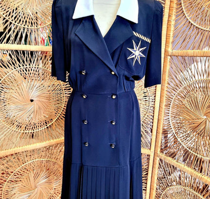 Vintage 80s Escada by Margaretha Ley Dress - Yatva