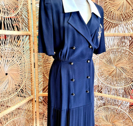 Vintage 80s Escada by Margaretha Ley Dress - Yatva