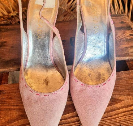 Vintage 80's Escada Slingback Shoes - Yatva