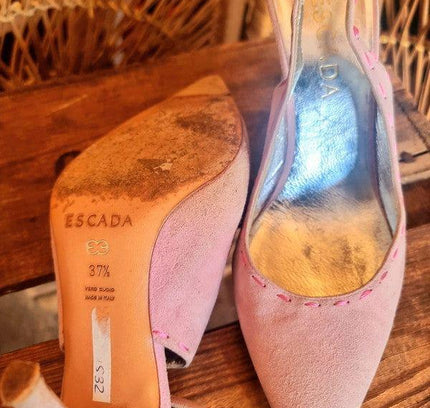 Vintage 80's Escada Slingback Shoes - Yatva