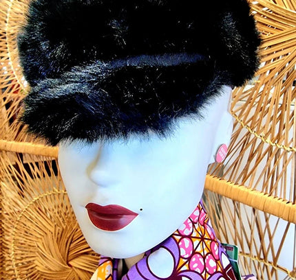Vintage 80's Faux Fur Cap - Yatva