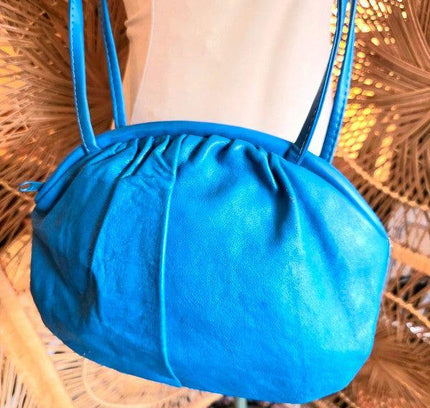 Vintage 80's Faux Leather Shoulder Bag - Yatva