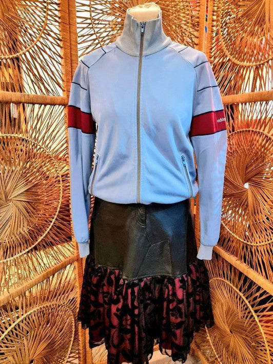 Vintage 80's Faux Leather Skirt - Yatva