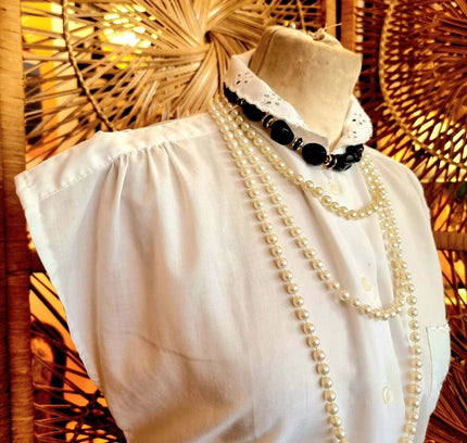 Vintage 80´s Faux Pearl Necklace - Yatva
