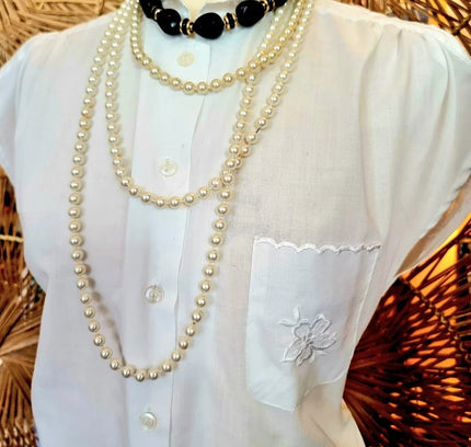 Vintage 80´s Faux Pearl Necklace - Yatva