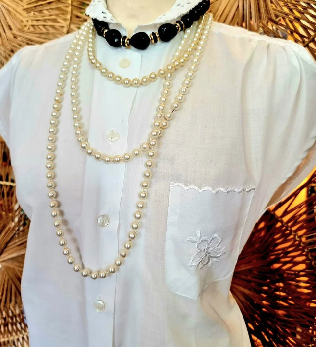 Vintage 80´s Faux Pearl Necklace - Yatva