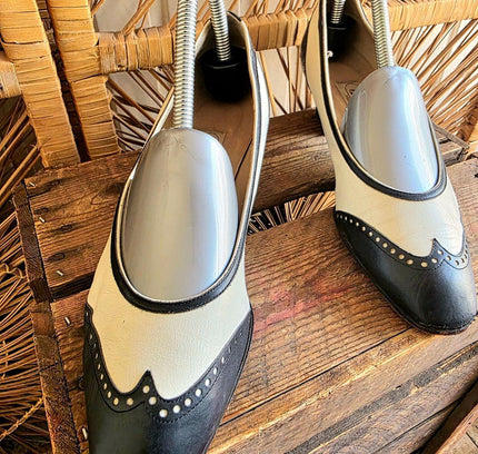 Vintage 80s Felix Two Tone Shoes - Yatva