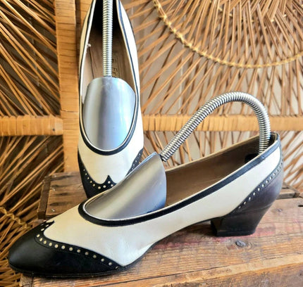 Vintage 80s Felix Two Tone Shoes - Yatva