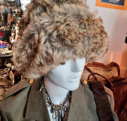 Vintage 80's Fuzzy Hat - Yatva