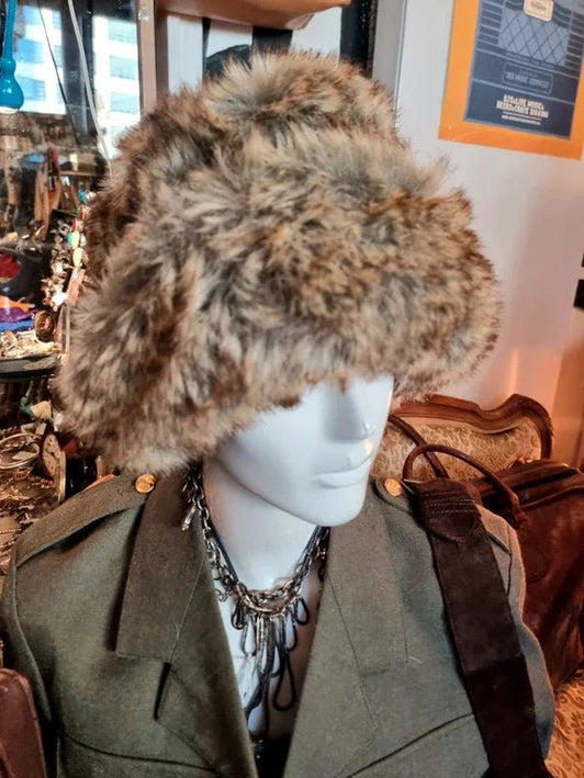 Vintage 80's Fuzzy Hat - Yatva