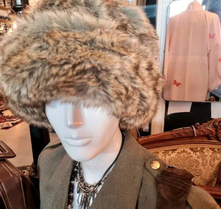 Vintage 80's Fuzzy Hat - Yatva