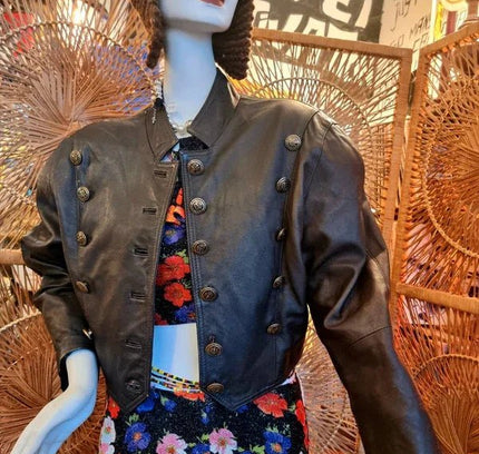 Vintage 80s Gabina Crop Jacket - Yatva