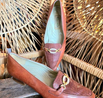 Vintage 80s Gallorini Leather Loafers - Yatva