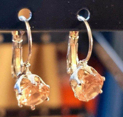 Vintage 80's Gemstone Earrings - Yatva