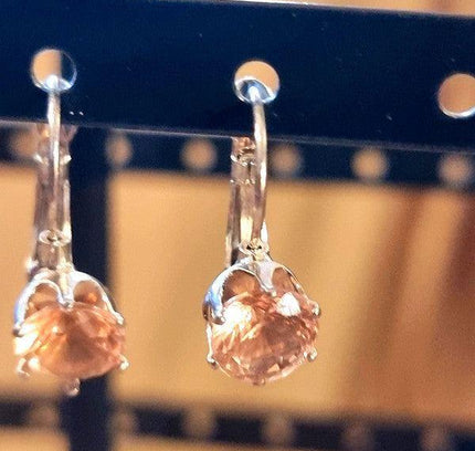 Vintage 80's Gemstone Earrings - Yatva