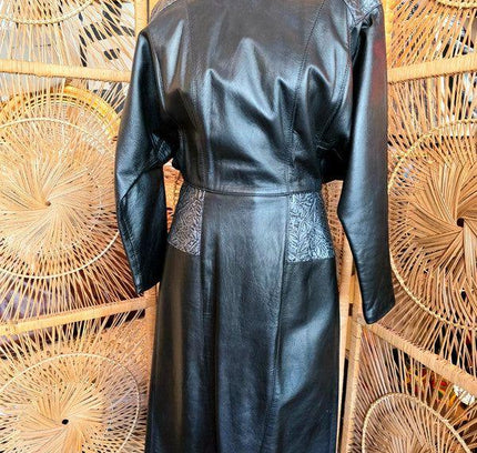 Vintage 80's Genel LTD Leather Dress - Yatva