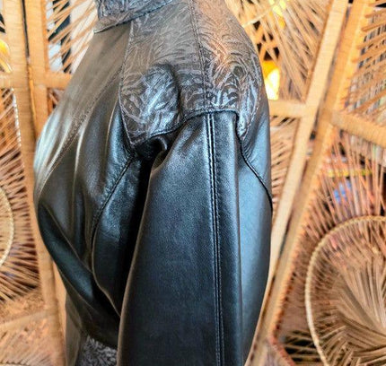 Vintage 80's Genel LTD Leather Dress - Yatva