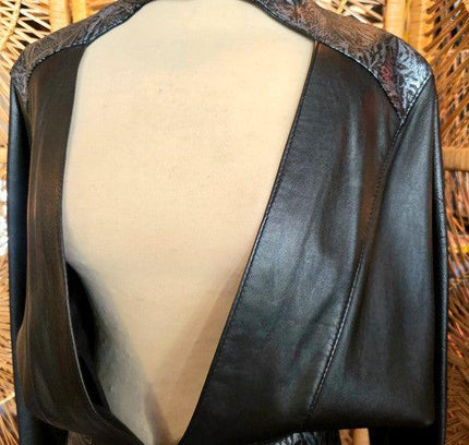 Vintage 80's Genel LTD Leather Dress - Yatva