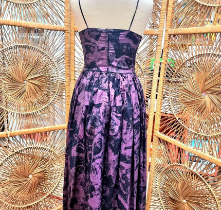 Vintage 80's Gliter Full Skirt Dress - Yatva