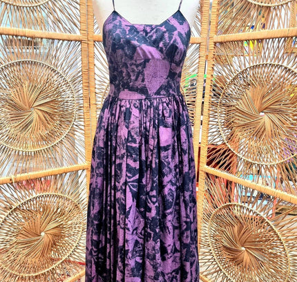 Vintage 80's Gliter Full Skirt Dress - Yatva