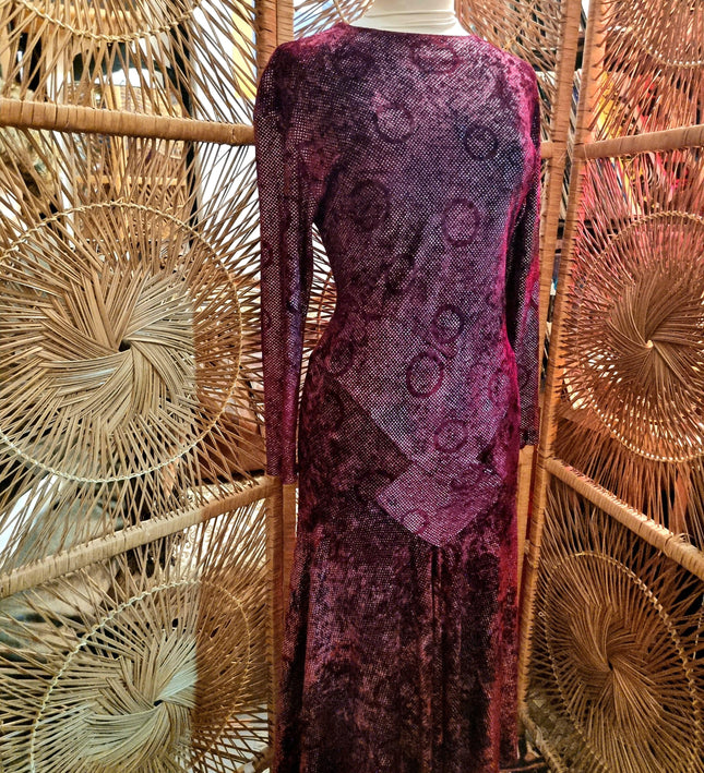 Vintage 80s Glitter Dress - Yatva