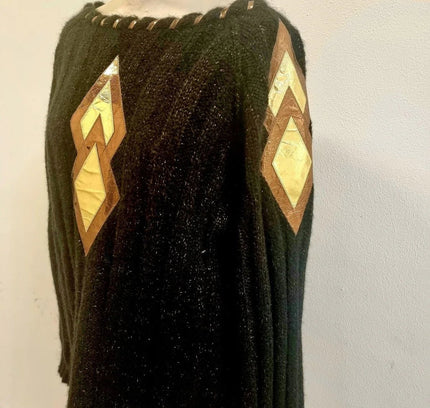 Vintage 80s Glitter Linea H "Made in Italy " Sweater Jumper - Yatva