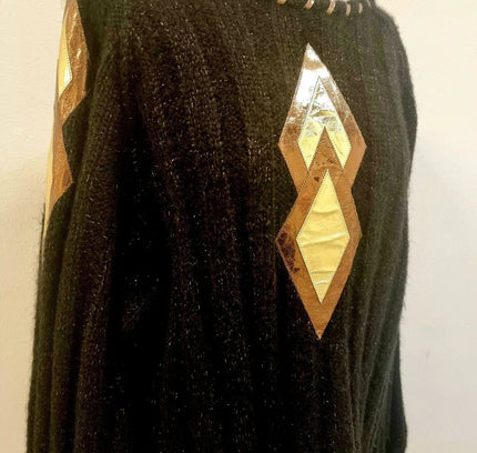 Vintage 80s Glitter Linea H "Made in Italy " Sweater Jumper - Yatva