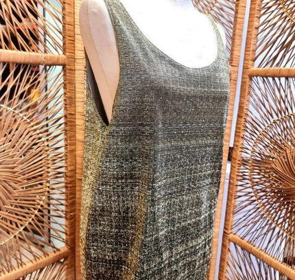 Vintage 80s Glitter Tank Top - Yatva