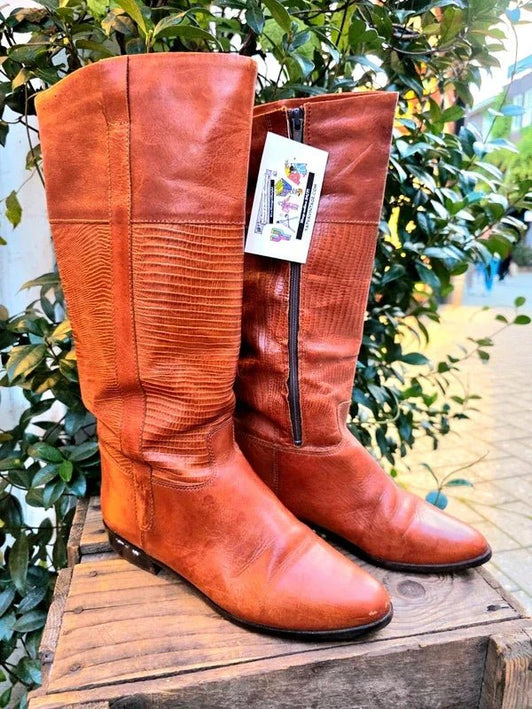 Vintage 80´s Glorix Leather Boots - Yatva