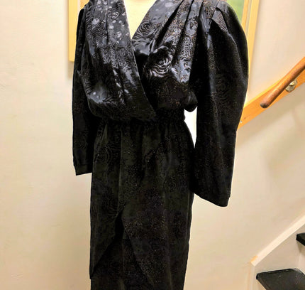 Vintage 80's Golden Gate Glitter Dress Jurk - Yatva