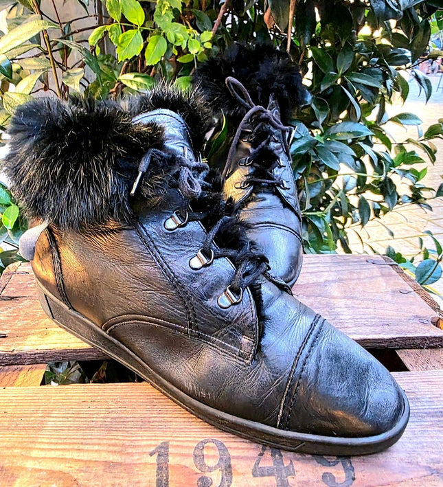 Vintage 80's Hassia Ankle Boots - Yatva