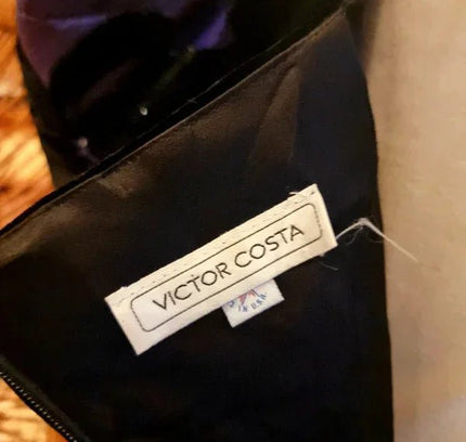 Vintage 80's Haute Couture Victor Costa Dress - Yatva
