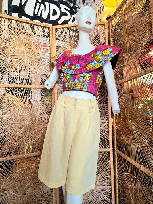 Vintage 80s High Waisted Shorts - Yatva